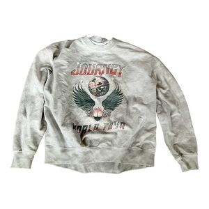 JOURNEY gray washed sweatshirt womens XXL
